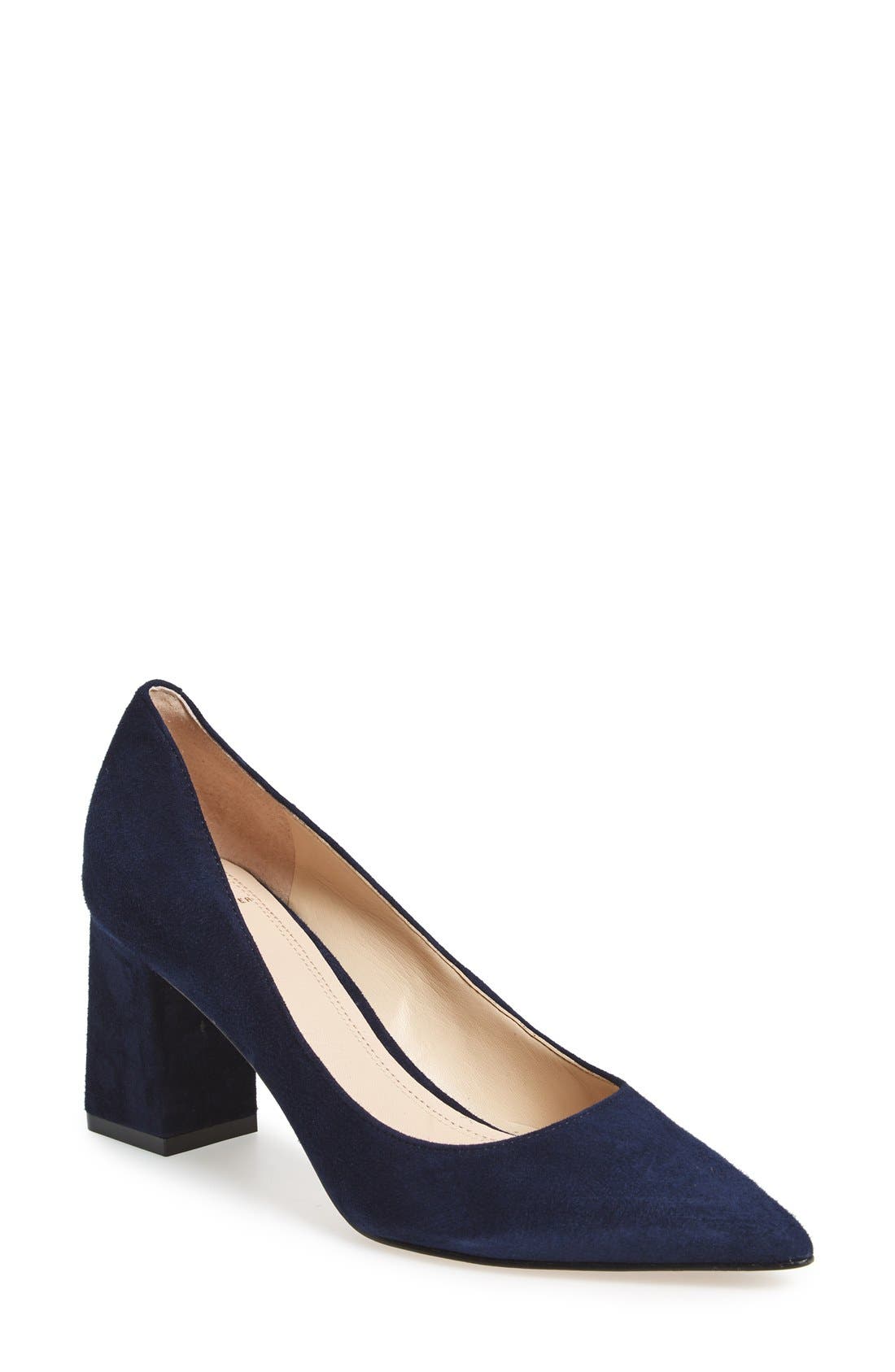 comfortable navy pumps