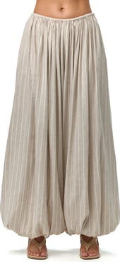 Naked Wardrobe Stripe Balloon Pants