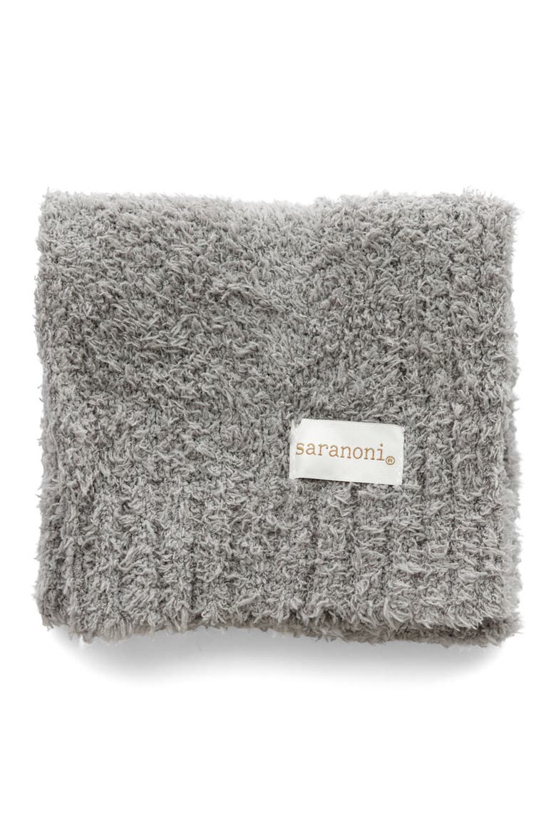 Bamboni Mini Blanket, Main, color, GRAY