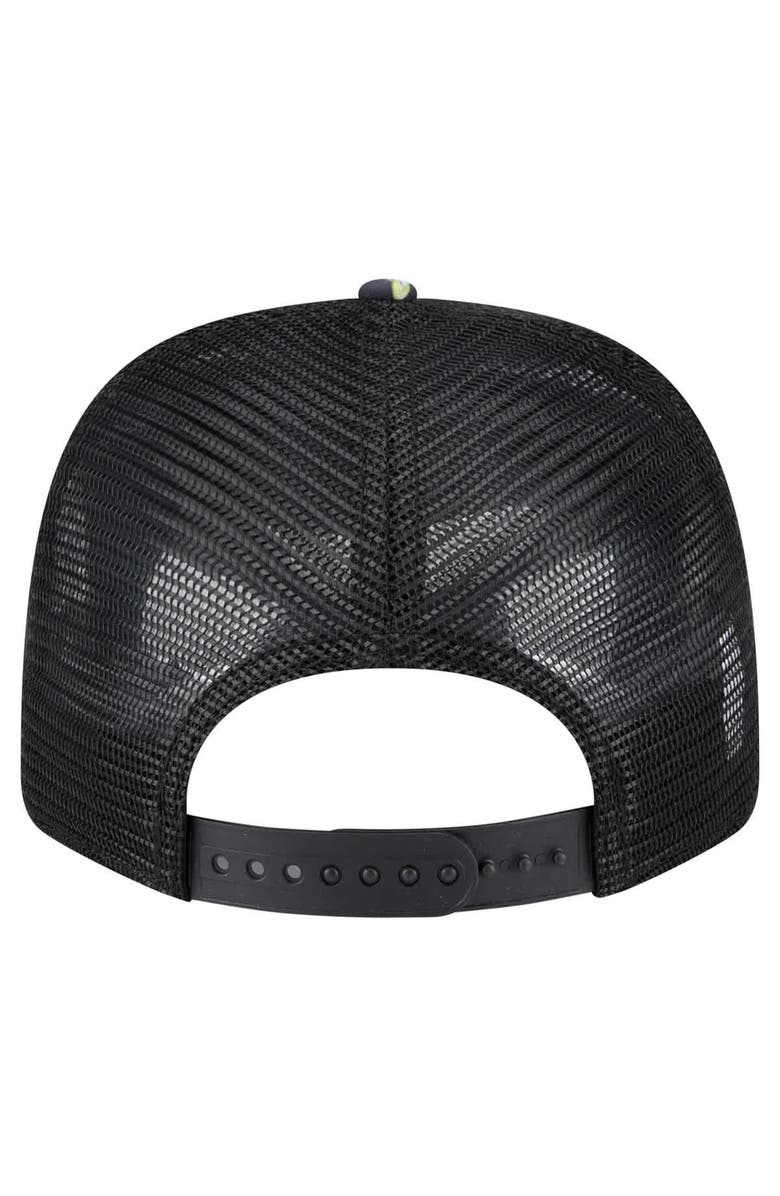 New Era Men's New Era Navy/Black New Orleans Saints Adventure Drinks Pattern 9SEVENTY Stretch-Snap Hat, Alternate, color, Navy