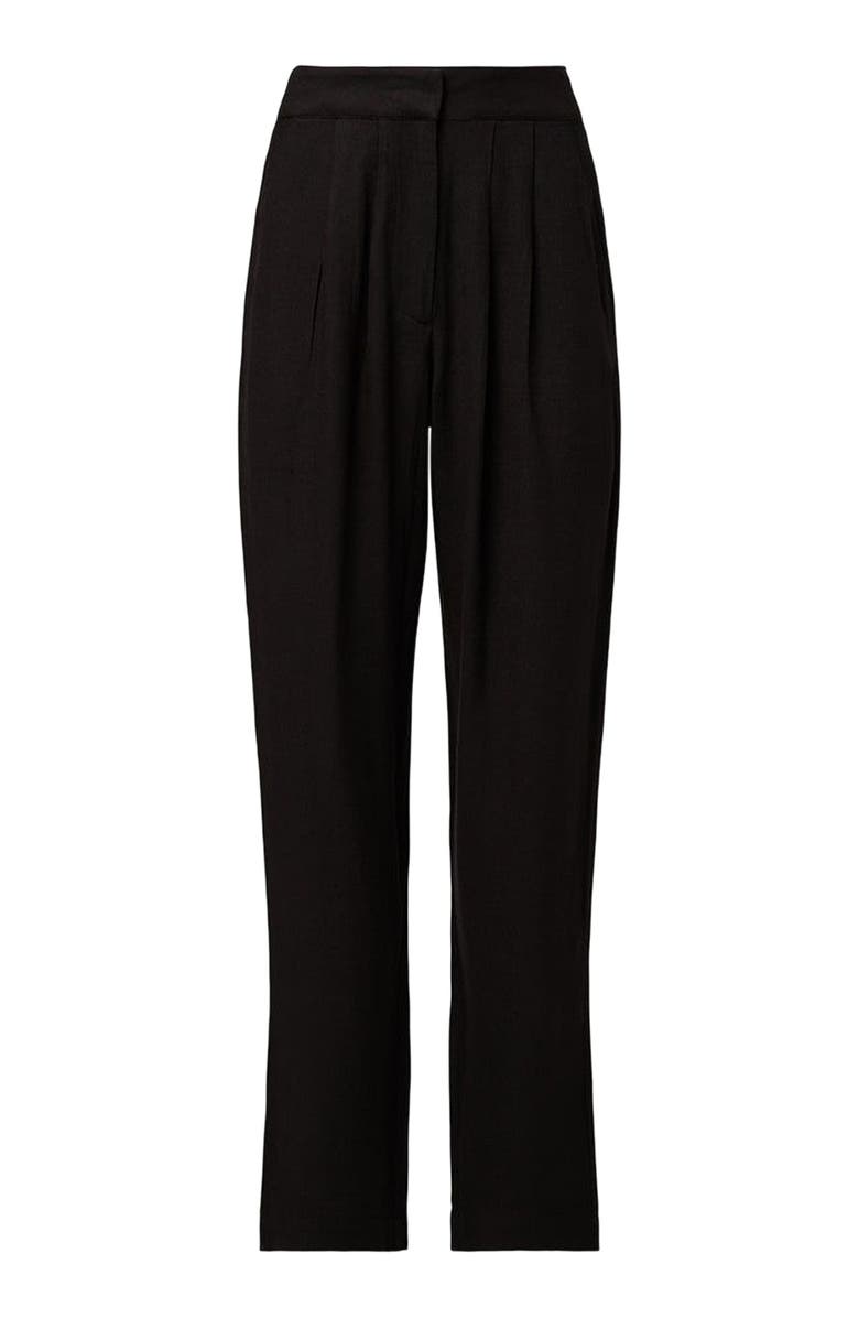 WeWoreWhat Silky Trouser Pant, Alternate, color, Black