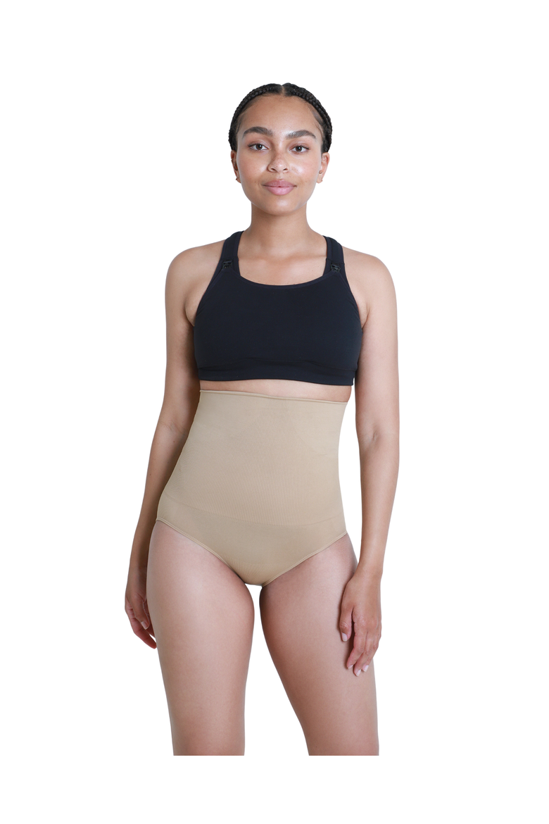 Postpartum Compression Undies, Main, color, Beige