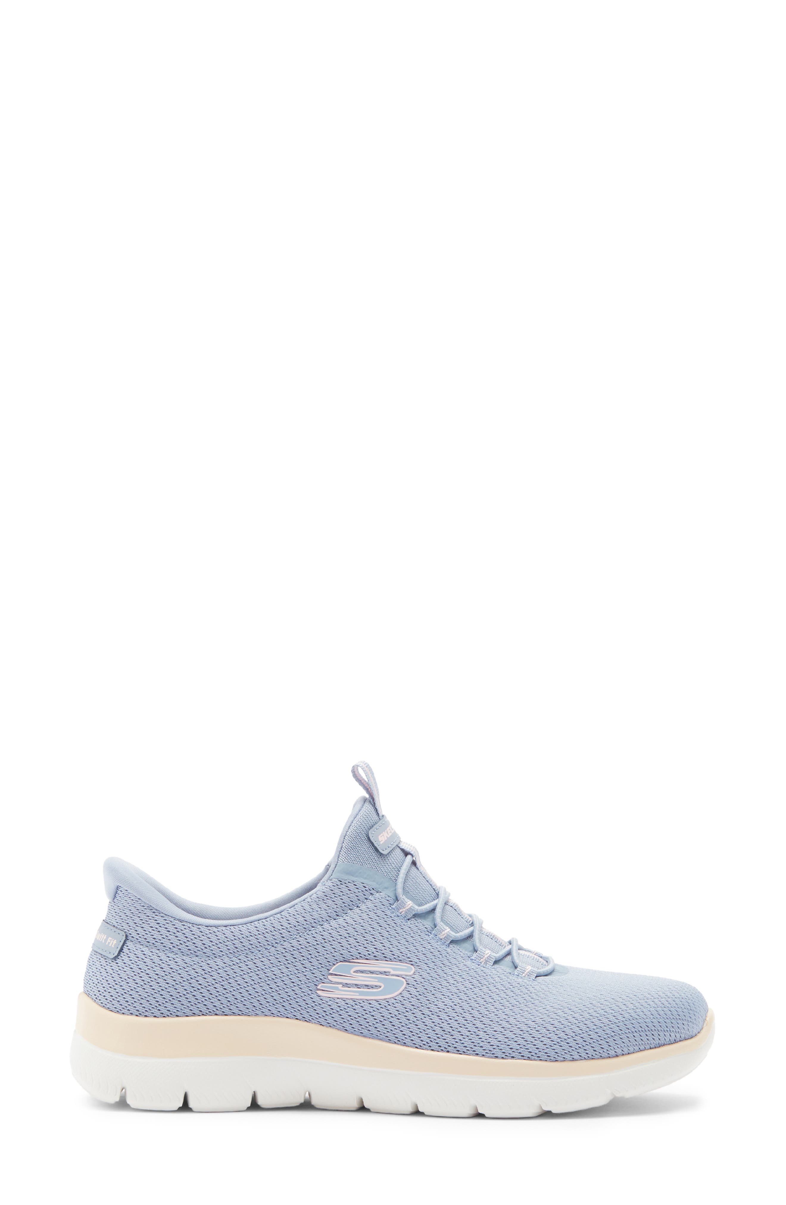 Summits Swift Step Sneaker, Alternate, color, LIGHT BLUE MULTI