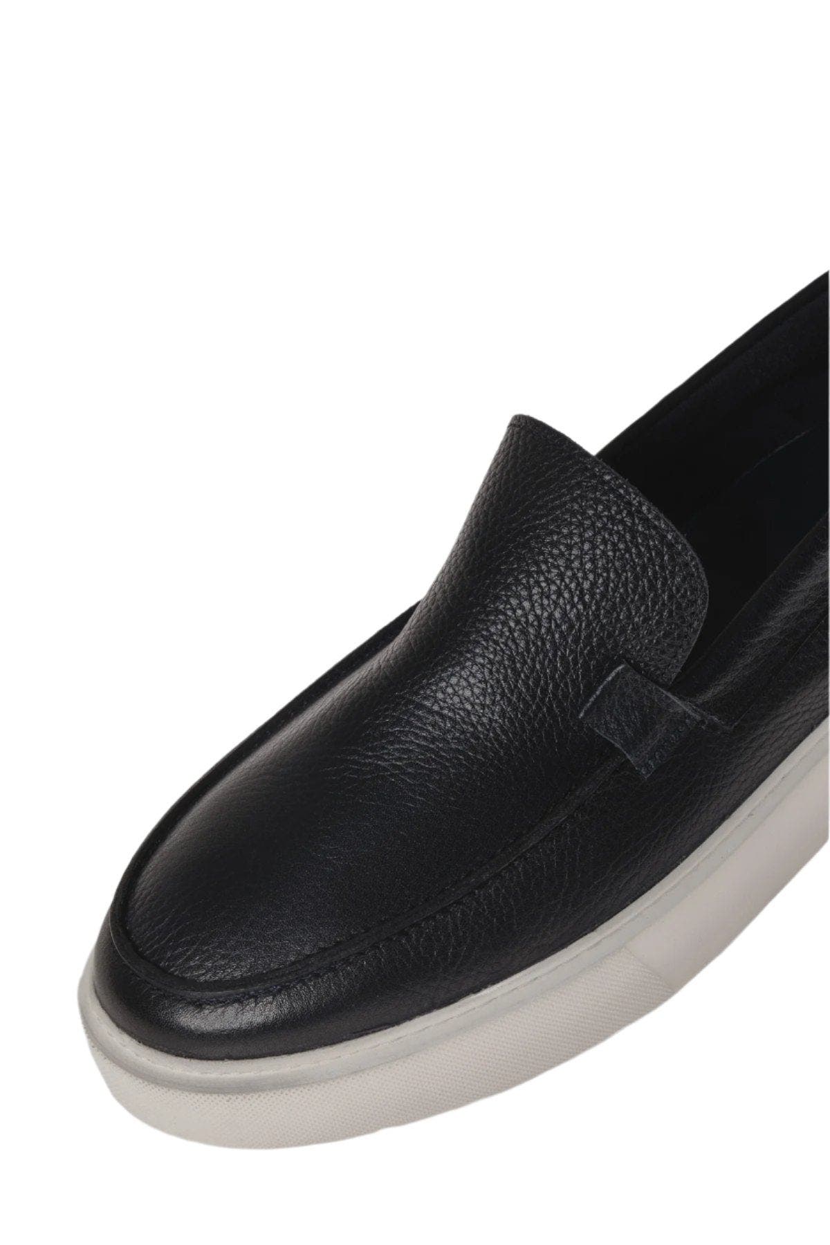 Genuine Leather Relax Shoes, Alternate, color, Navy Blue