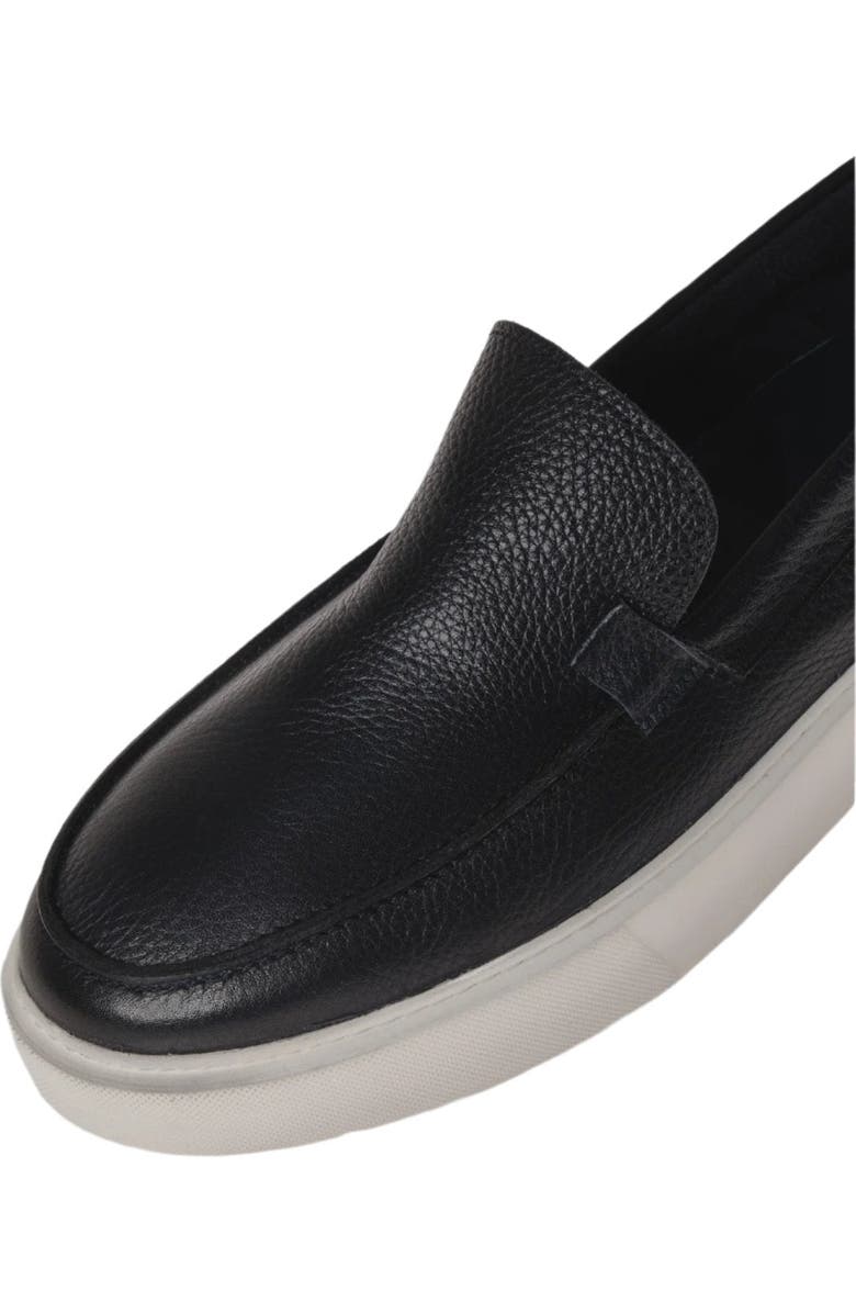 Furniq UK Genuine Leather Relax Shoes, Alternate, color, Navy Blue