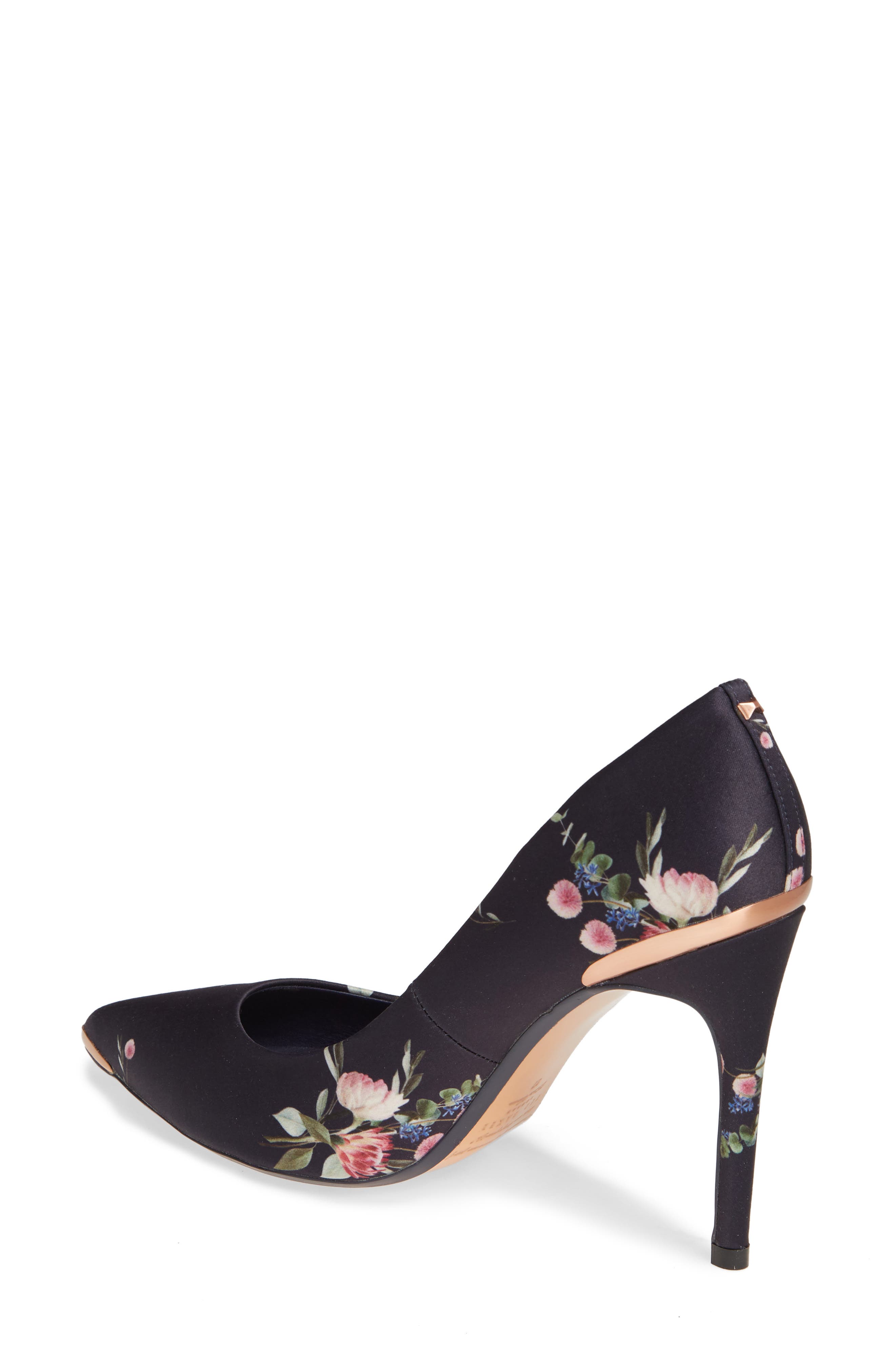 Ted Baker London Izibelp Floral Pointy Toe Pump, Alternate, color, 