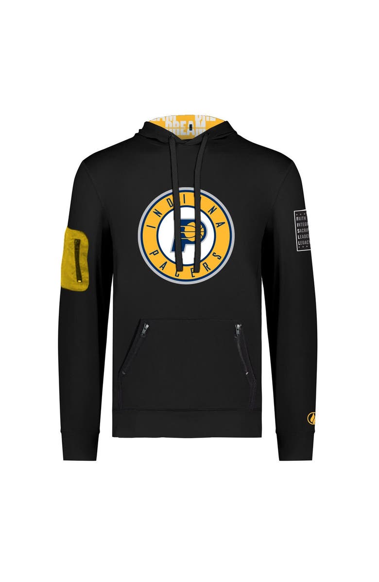 FISLL Unisex FISLL x Black History Collection  Black Indiana Pacers Pullover Hoodie, Alternate, color, 