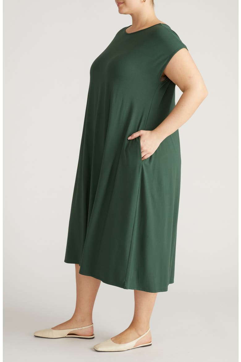 Heatwave Divine Jersey Dress, Alternate, color, CONIFER GREEN