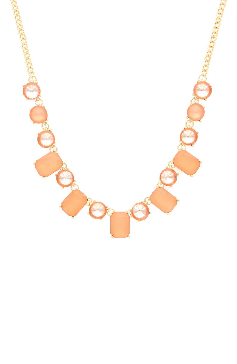 OLIVIA WELLES Peach Pockets Necklace, Main, color,