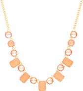 OLIVIA WELLES Peach Pockets Necklace