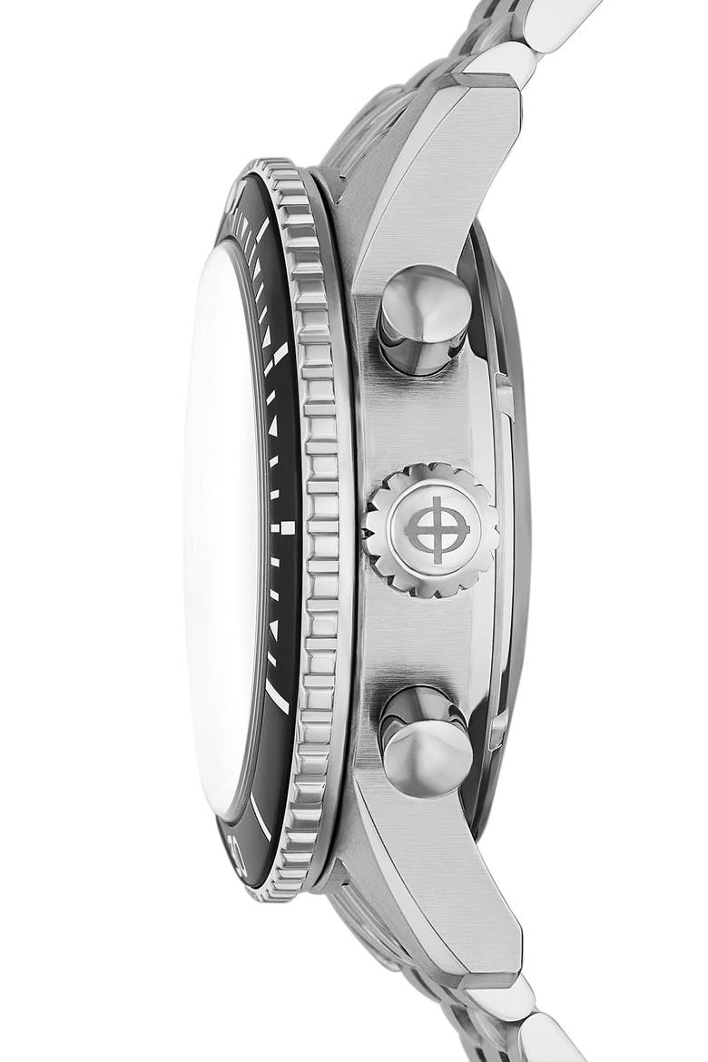 Sea-Chron Automatic Stainless Steel Watch, 42mm, Alternate, color, SILVER