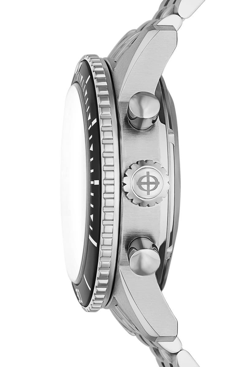 Zodiac Sea-Chron Automatic Stainless Steel Watch, 42mm, Alternate, color, Silver
