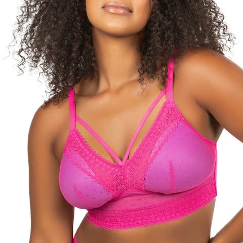 Mia Wire-Free Padded Mesh Bralette
