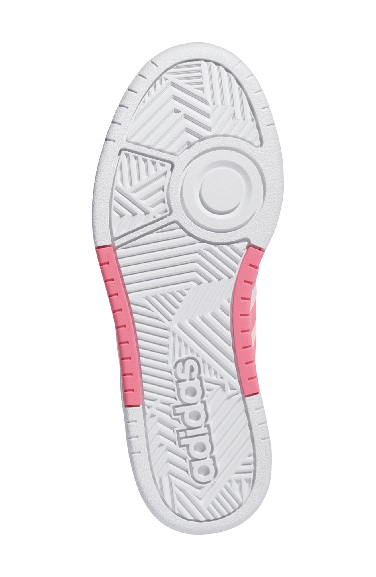 Hoops 3.0 Sneaker, Alternate, color, WHITE/PINK