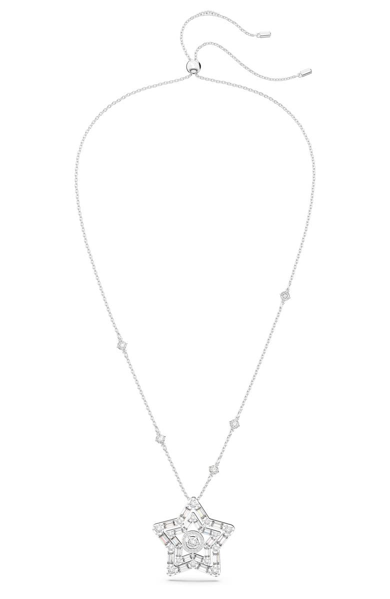 Swarovski Stella Crystal Star Pendant Necklace, Alternate, color, 