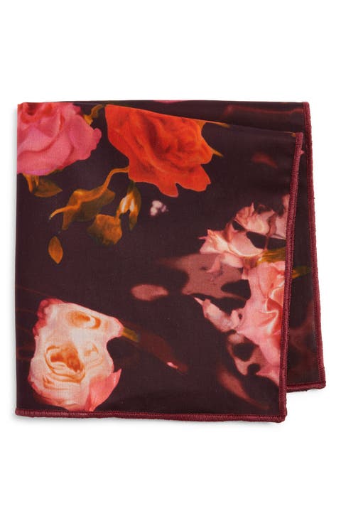 Floral Cotton Pocket Square