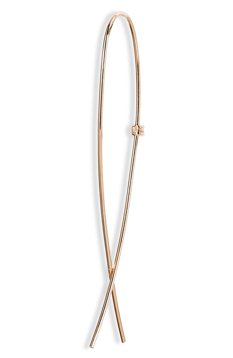 LANA Medium Upside Down Diamond Hoop Earrings, Alternate, color,