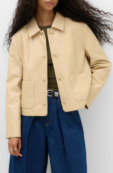 Faux Leather Jacket