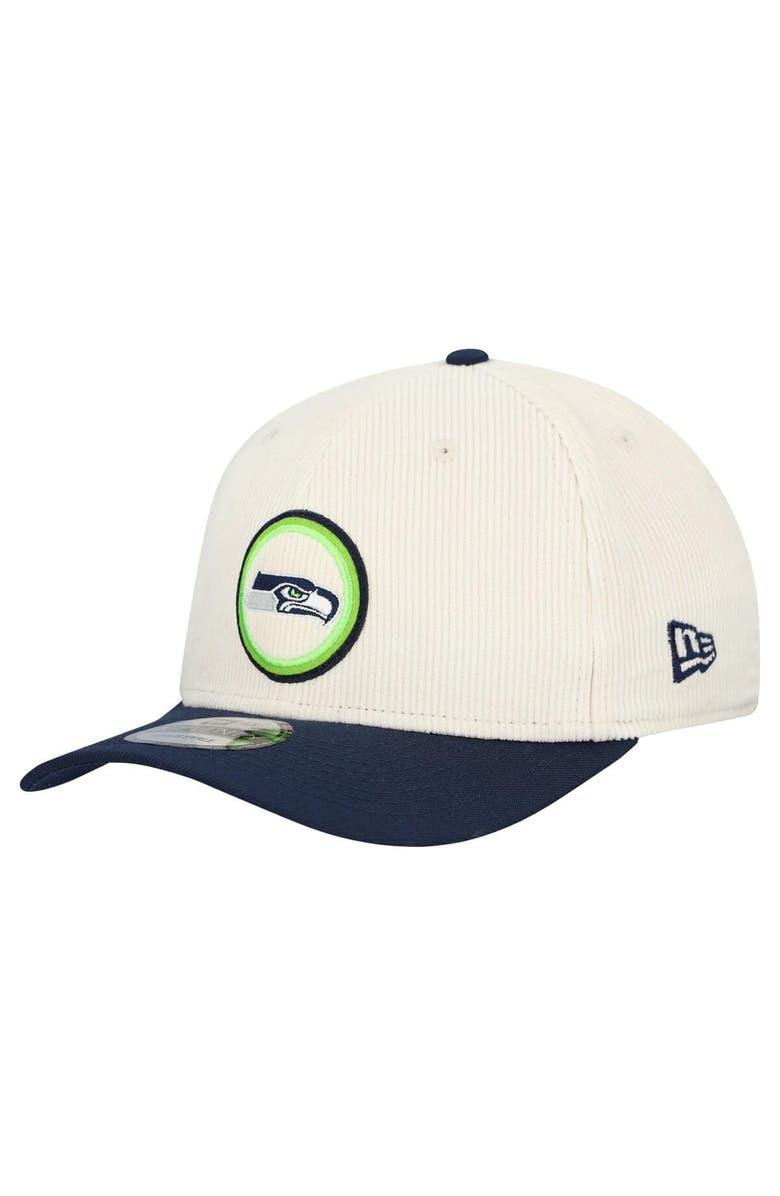 New Era Men's New Era Stone Seattle Seahawks Loyal Corduroy 9SEVENTY Adjustable Hat, Main, color, Stone