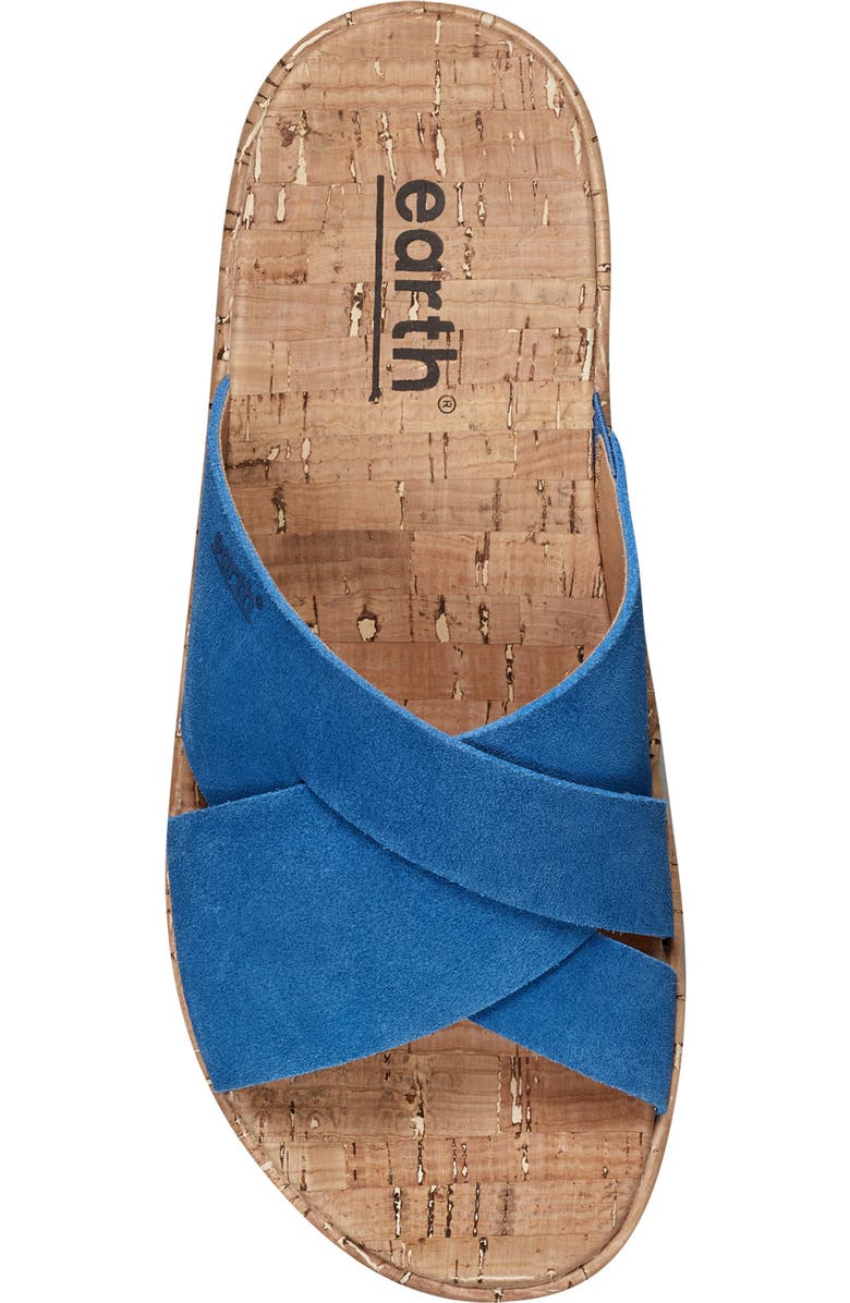 Earth<sup>®</sup> Scout Platform Slide Sandal, Alternate, color, Dark Blue