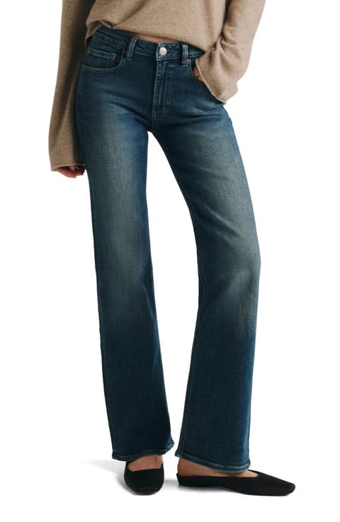 Bella Mid Rise Slim Bootcut Jeans