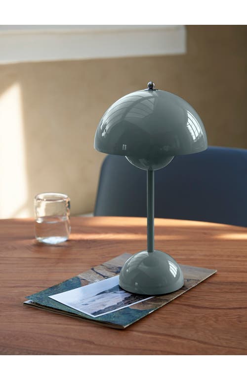 Ameico Flowerpot Portable Wireless Table Lamp Vp9 In Blue