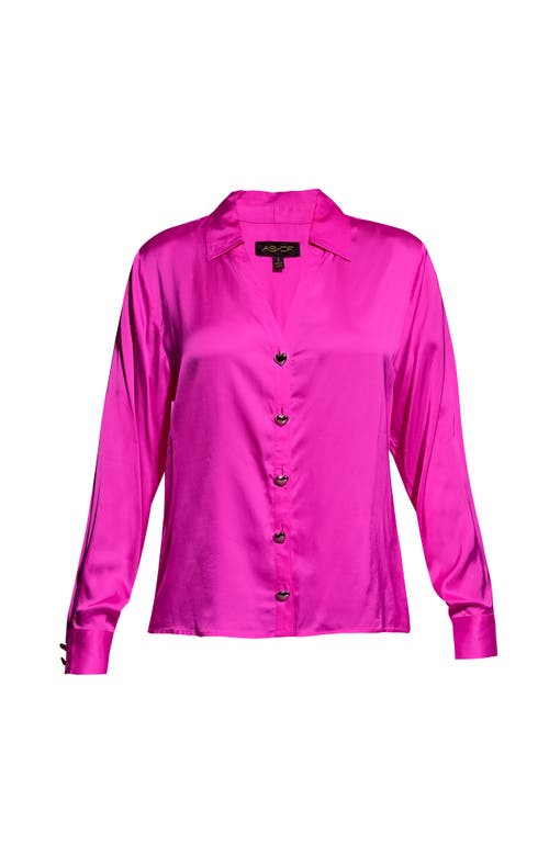 As By Df Tasha Blouse In Magenta