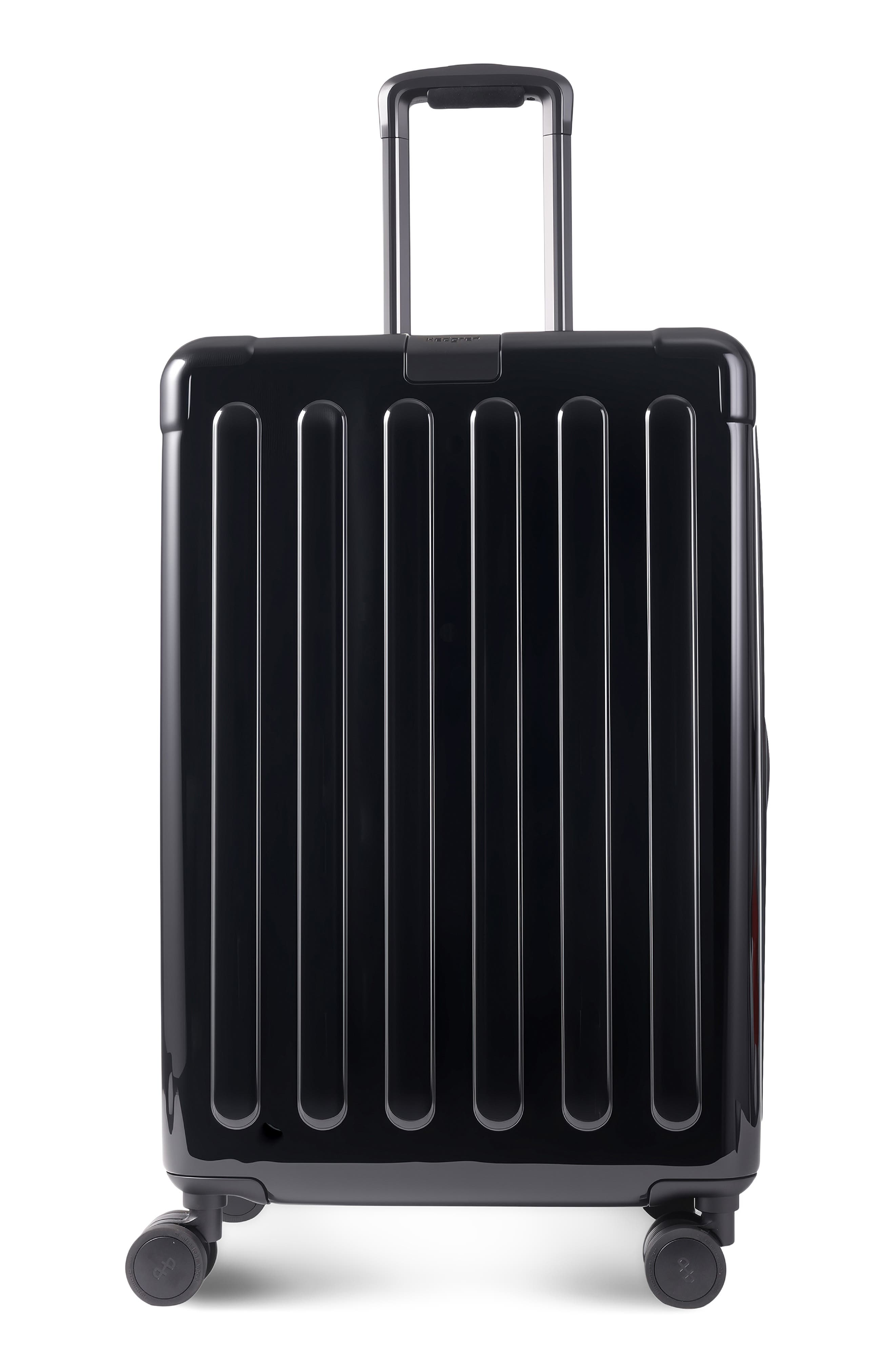 Hedgren Nostos Glossy Medium Spinner Suitcase, Main, color, Nocturne
