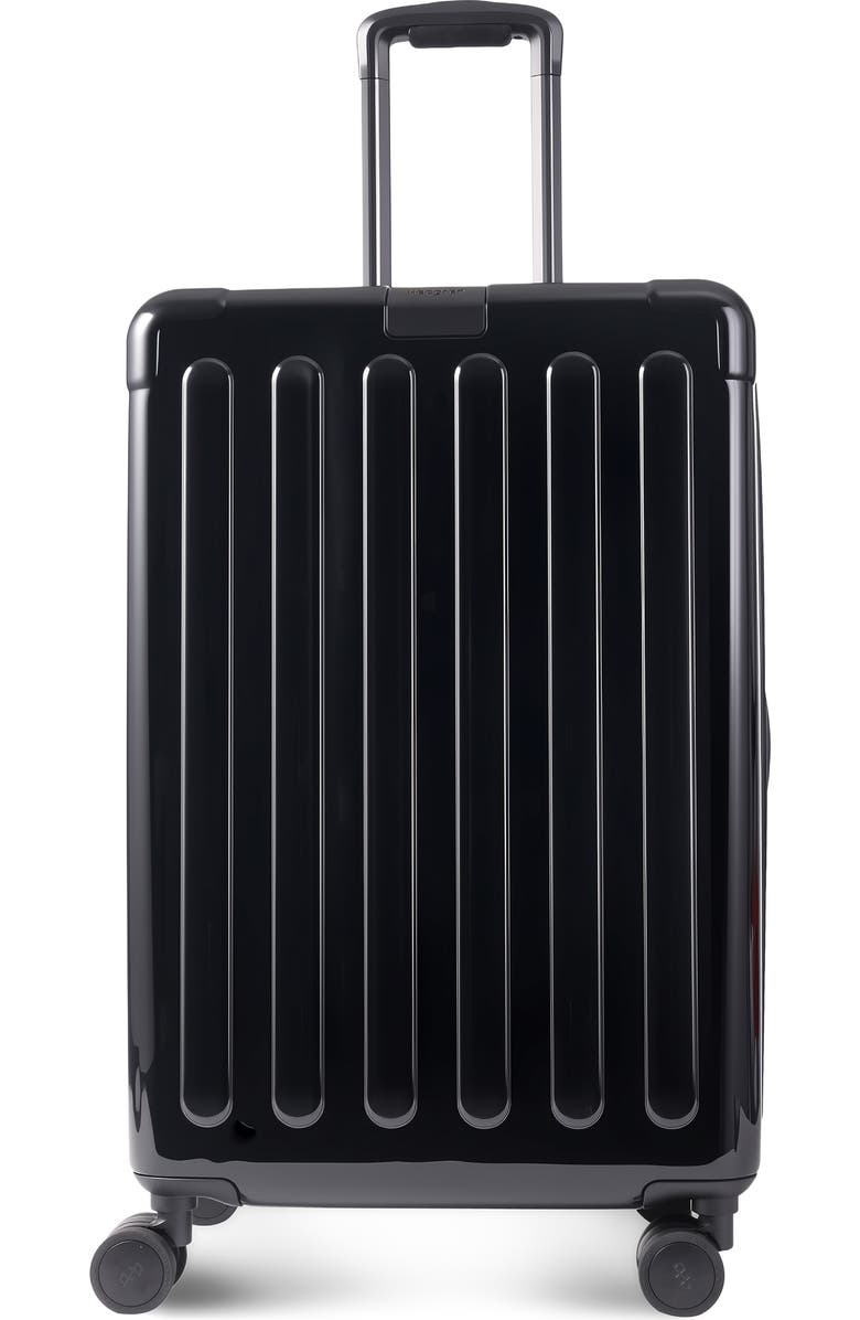 Hedgren Nostos Glossy Medium Spinner Suitcase, Main, color, Nocturne