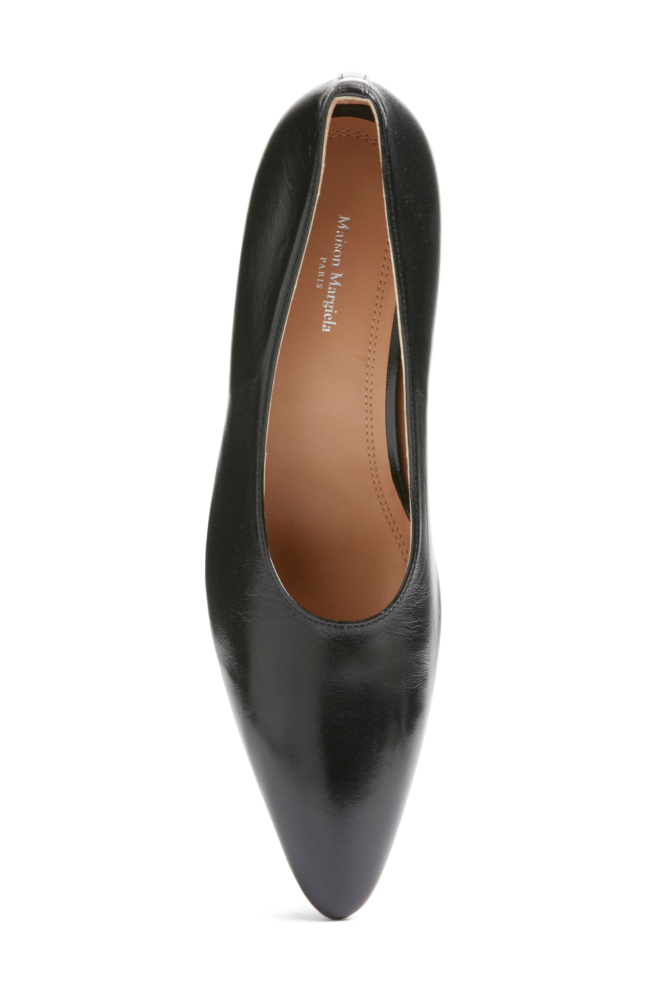 Maison Margiela Wedge Pointed Toe Pump, Alternate, color, Black