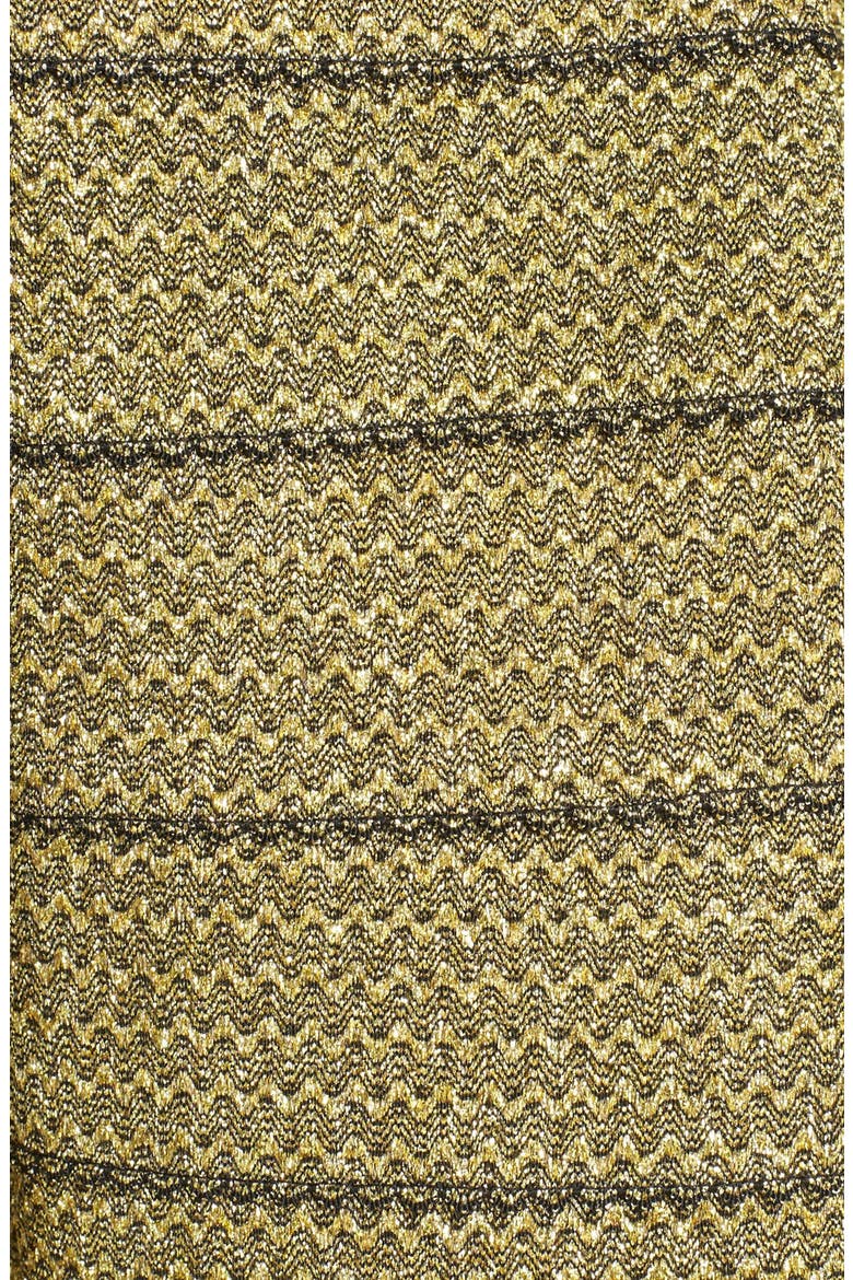 Metallic Pleated Skirt, Alternate, color, METALLIC GOLD