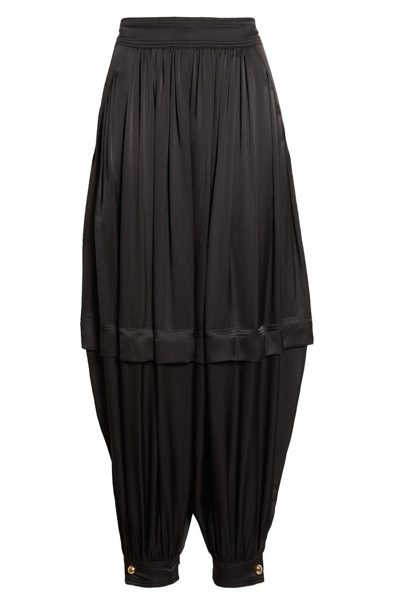 Zimmermann Hypnotic Silk Harem Pants, Alternate, color, Black