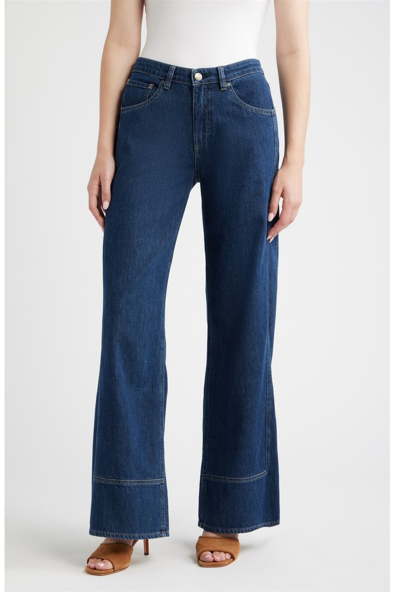 Alex Low Rise Baggy Wide Leg Jeans, Main, color, INKWELL AURA
