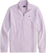 vineyard vines Saltwater Stripe Quarter Zip Pullover