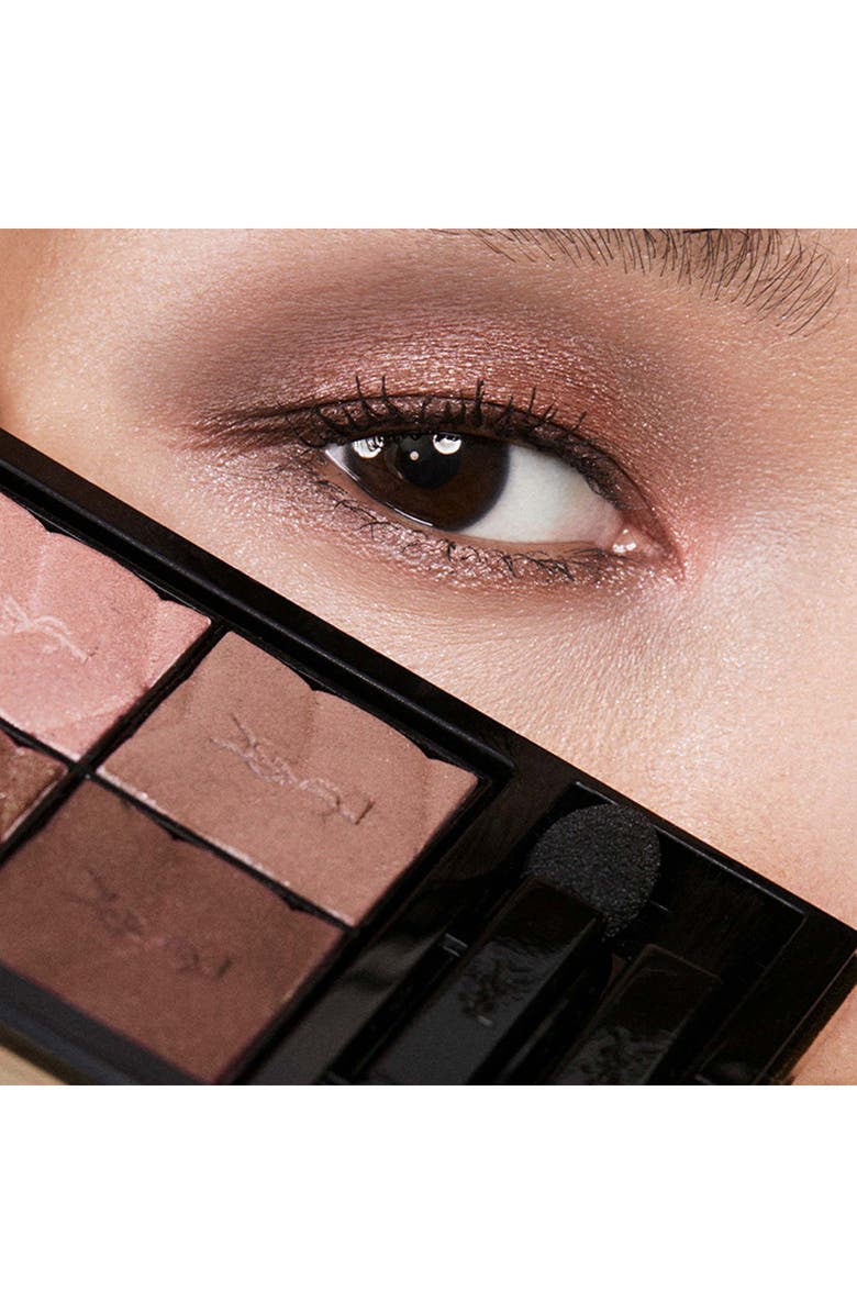 Yves Saint Laurent Silver Couture Mini Clutch Luxury Eyeshadow Palette, Alternate, color, 