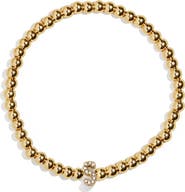 BaubleBar Pisa Pavé Initial Bracelet
