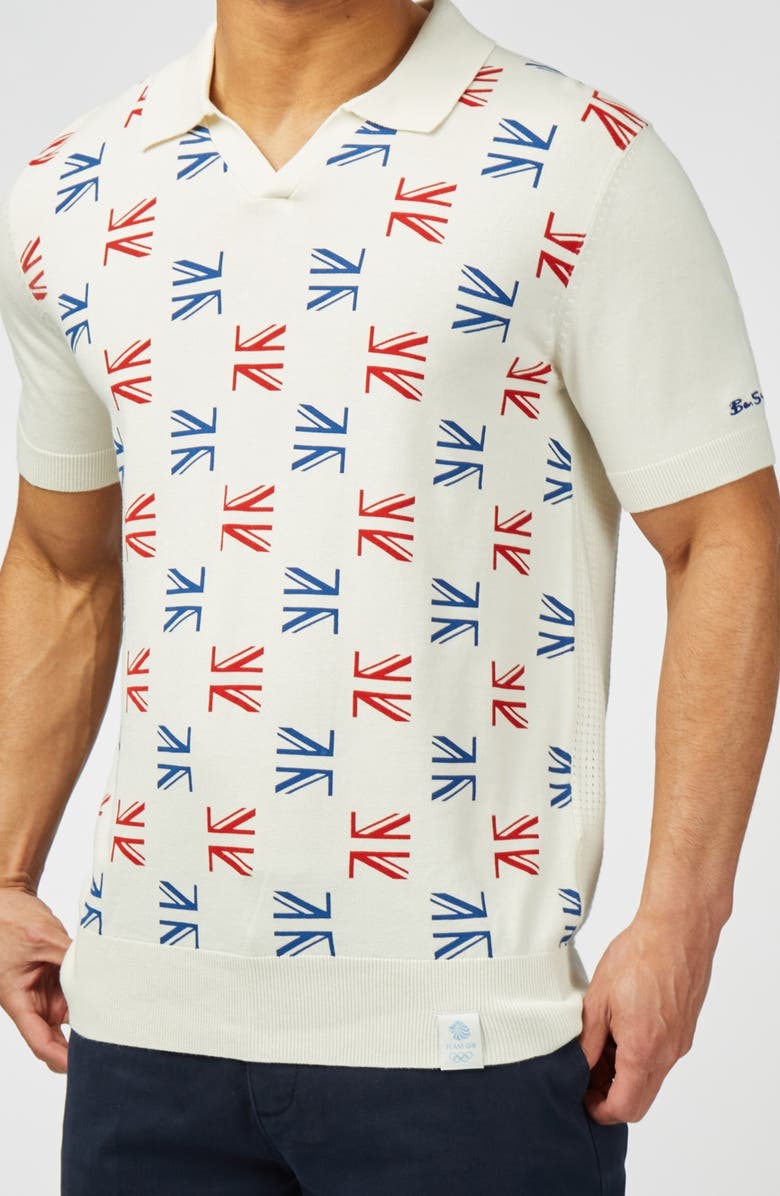 Ben Sherman Team GB Johnny Collar Polo, Main, color, 