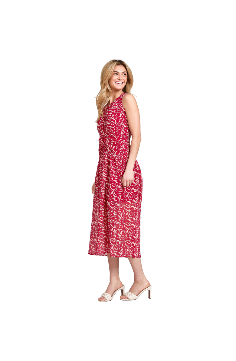 Taylor Tillman Liz Dress, Main, color, Burgundy Sketch