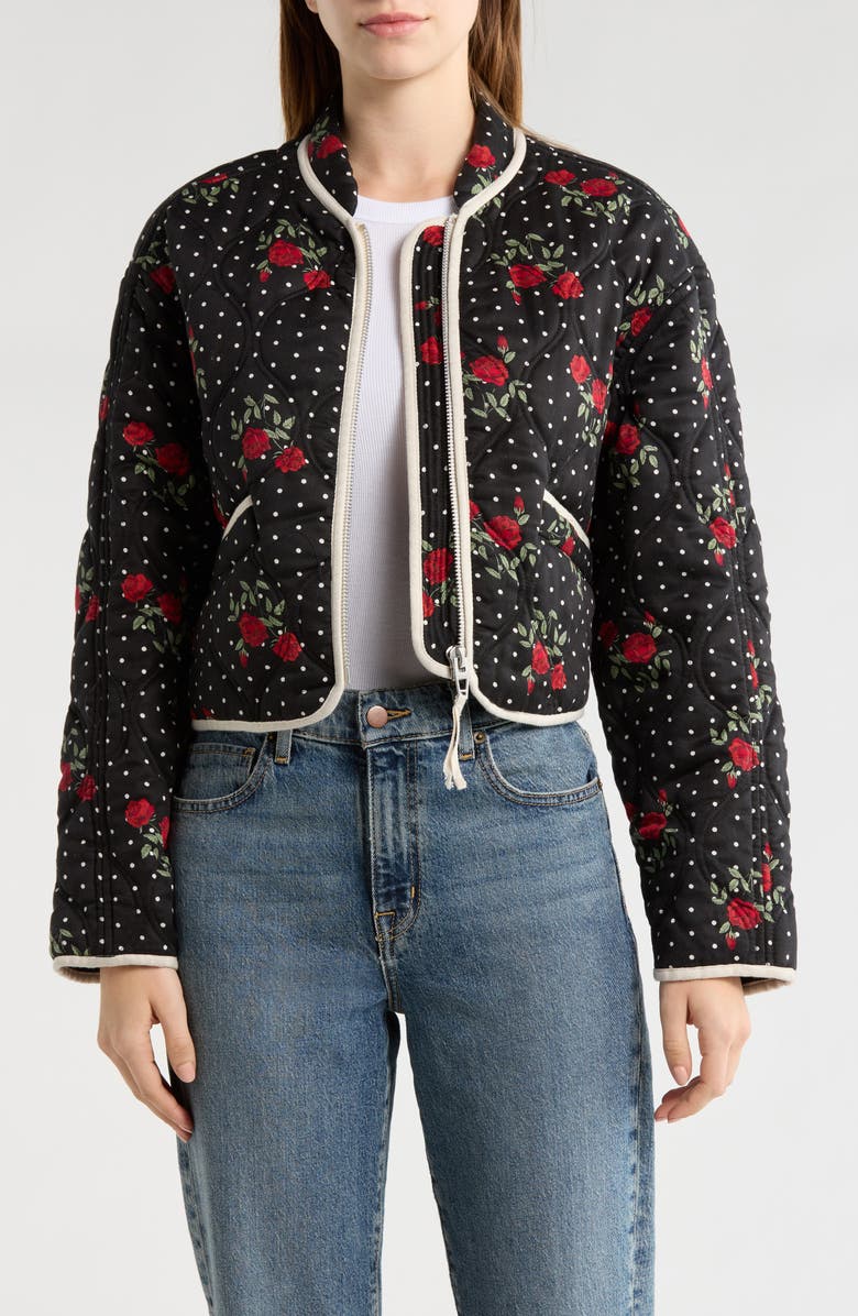 BLANKNYC Onion Quilted Jacket, Main, color, Rolling The Dice