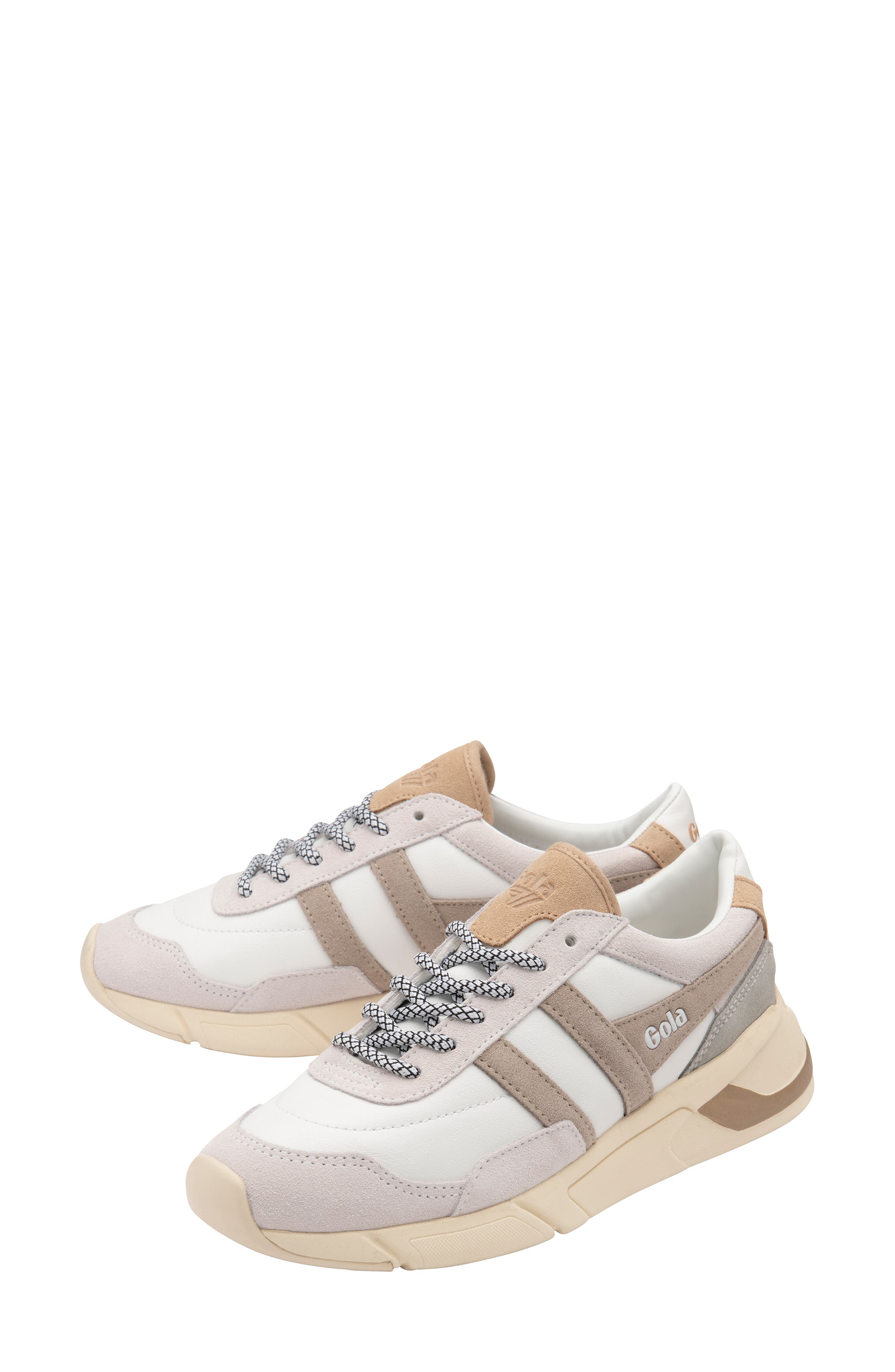 Gola Eclipse Pure Low Top Sneaker, Alternate, color, White/ Feather Grey/ Oat