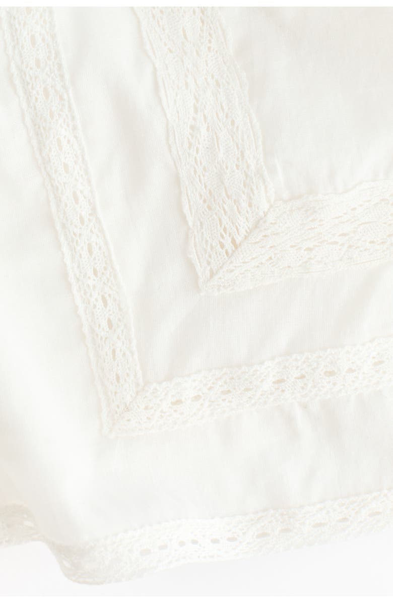 H&M Cotton Beach Shorts, Alternate, color, White