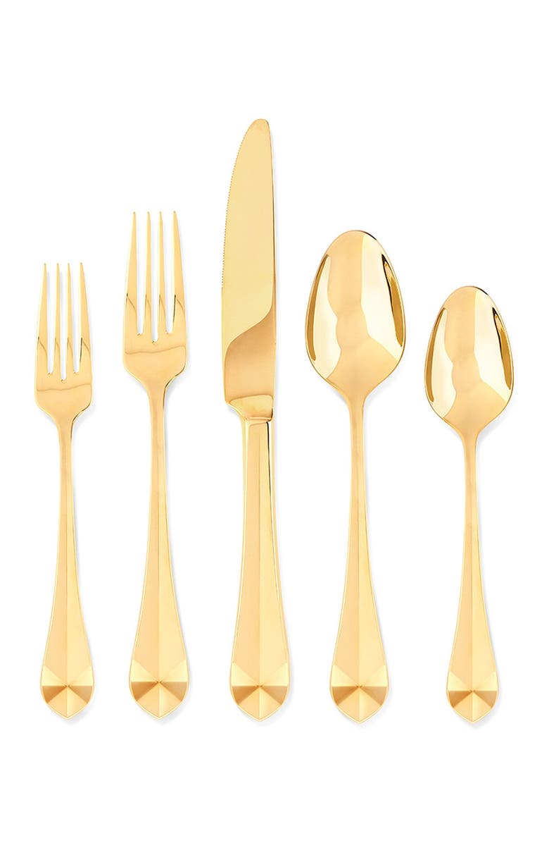 ARGENT ORFEVRES Belvoir Gold 20-Piece Flatware Set, Main, color, 