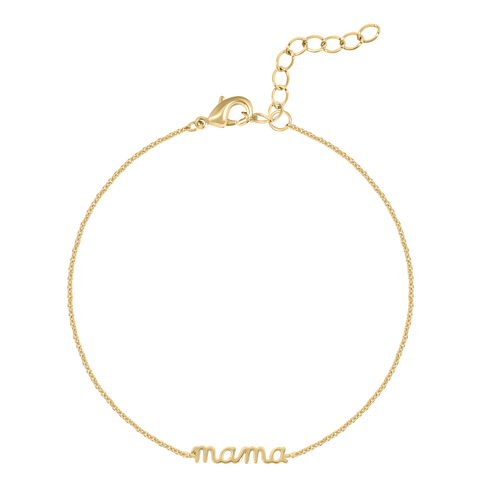 Electric Picks 1st Love "Mama" Bracelet in Yellow Gold  product