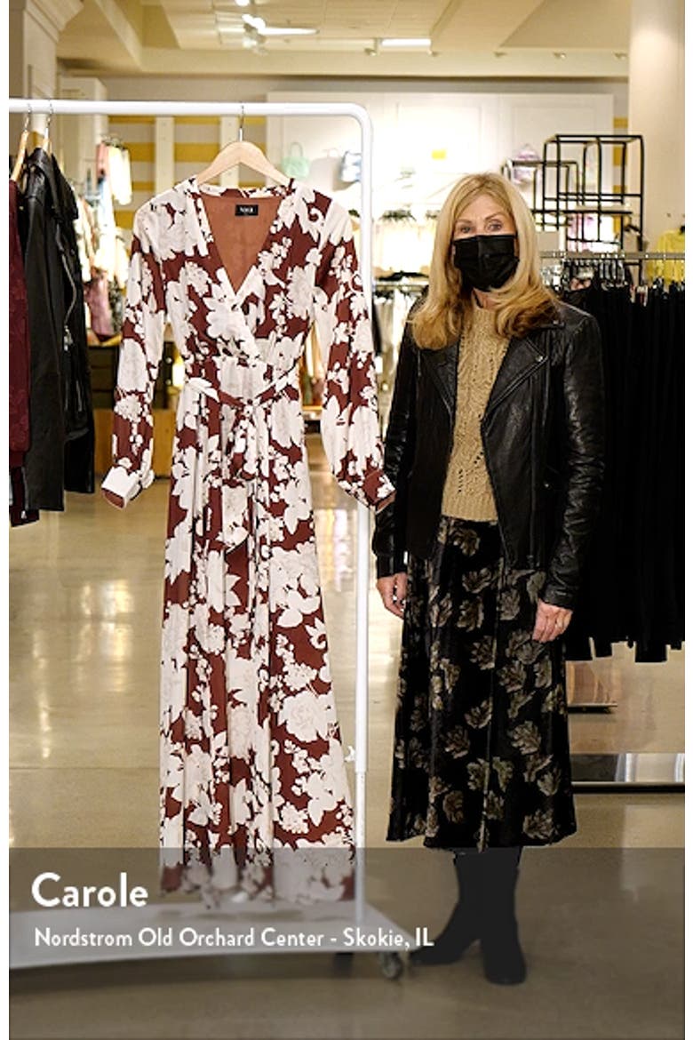 Collection Floral Print Long Sleeve Maxi Dress video