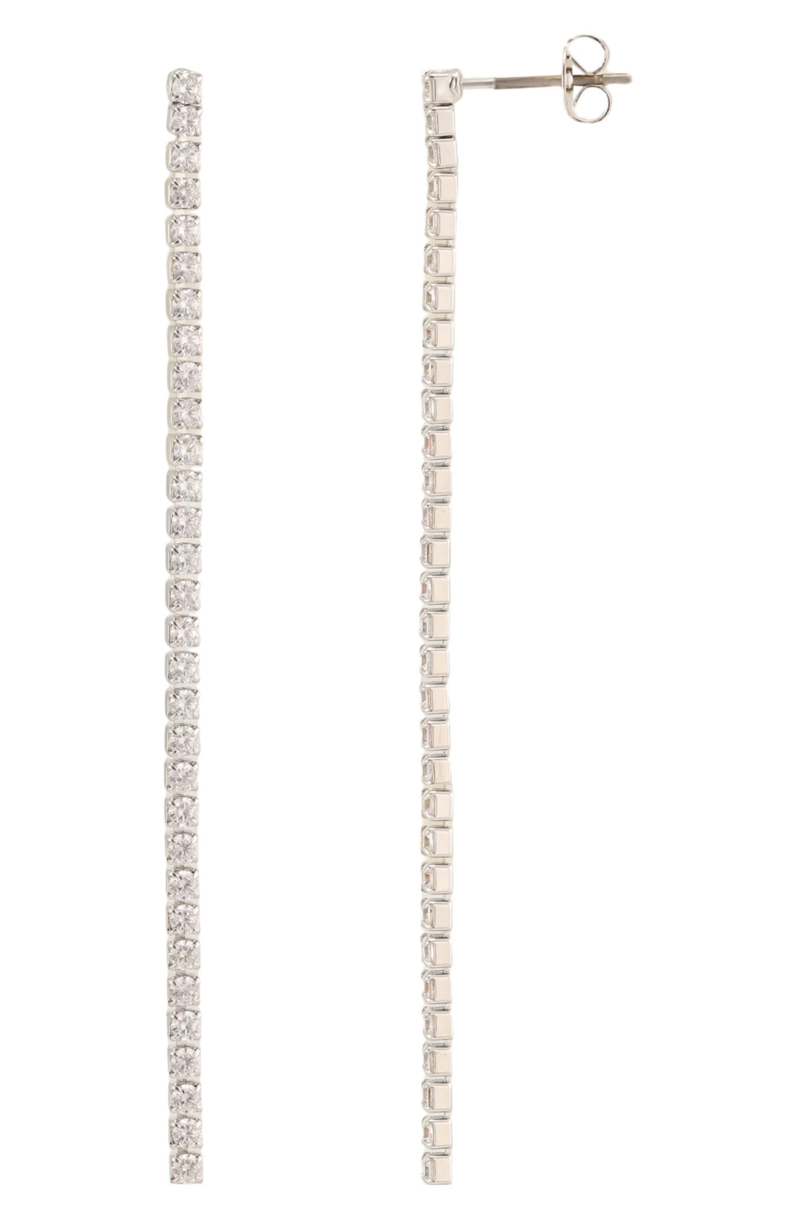 Tennis Drop Earrings