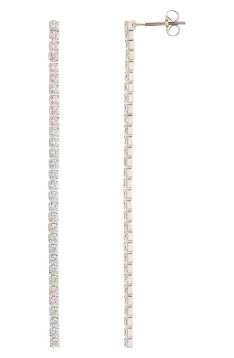 Tennis Drop Earrings