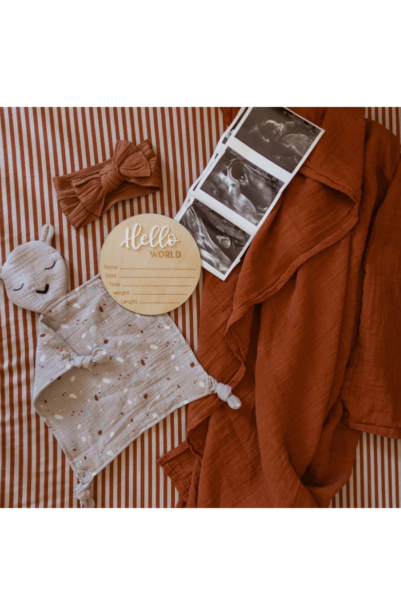 Parker Baby Co. Cable Knit Knotted Headbands, Alternate, color, Pebble Set