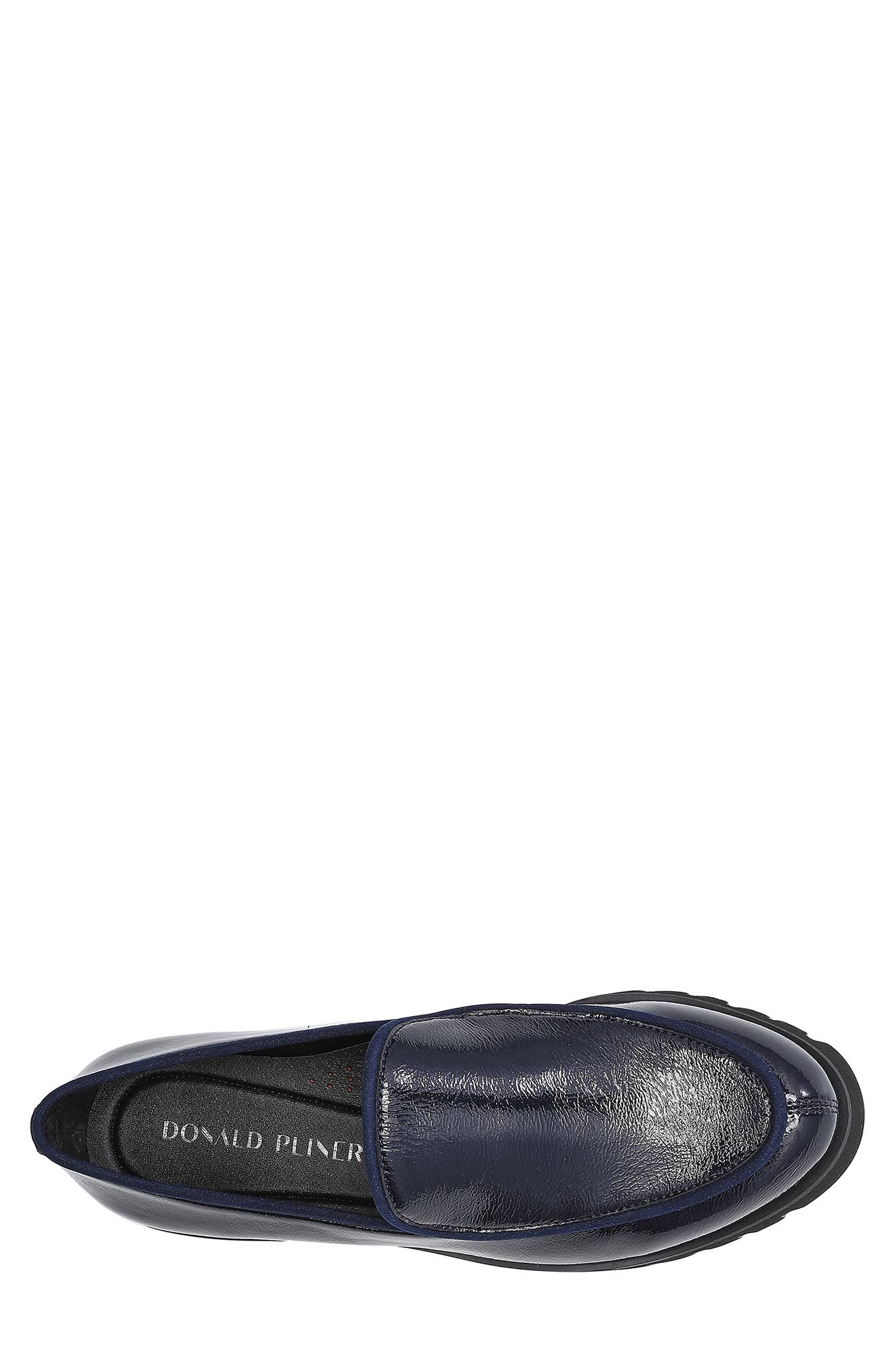 Patent Platform Loafer, Alternate, color, NAVY