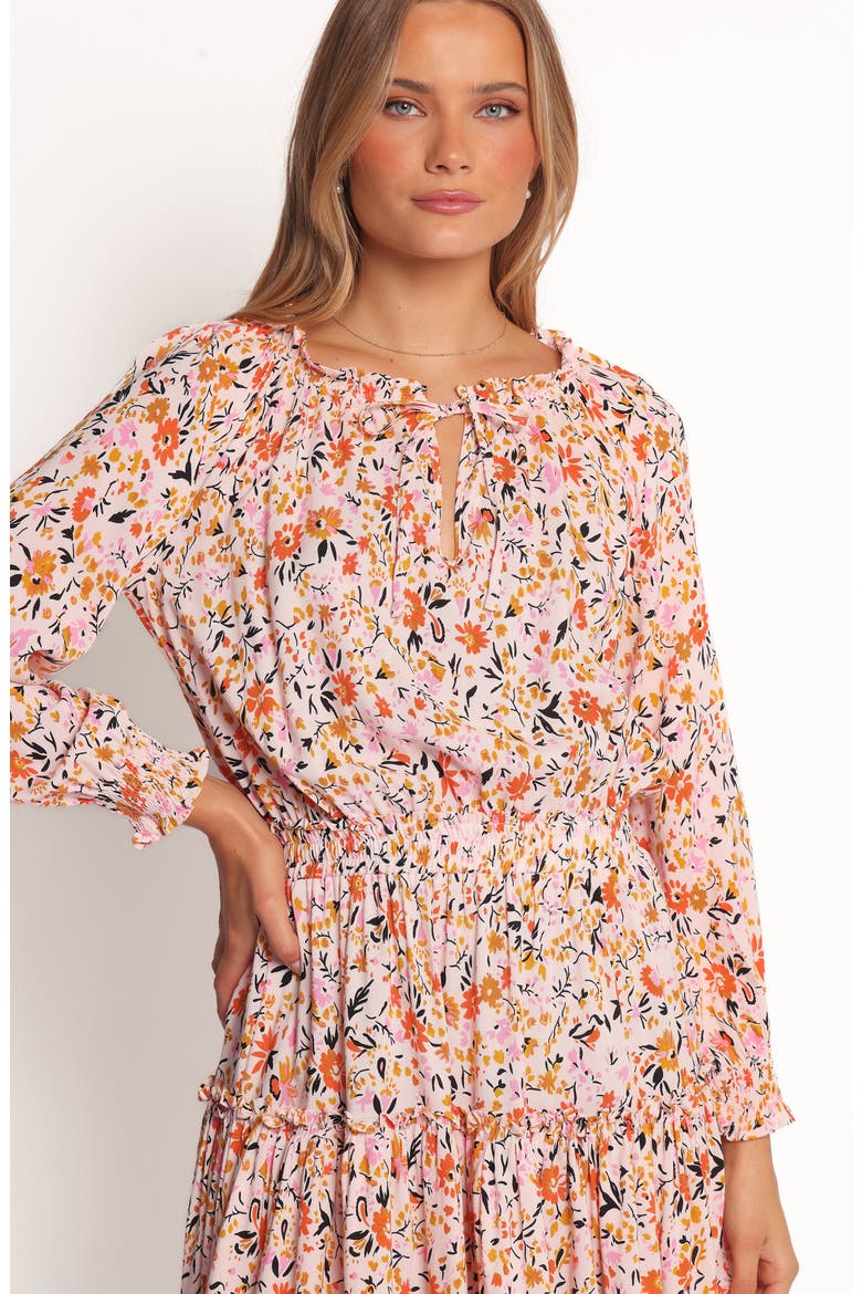 Kealan Floral Long Sleeve Minidress, Alternate, color, PINK DITSY FLORAL