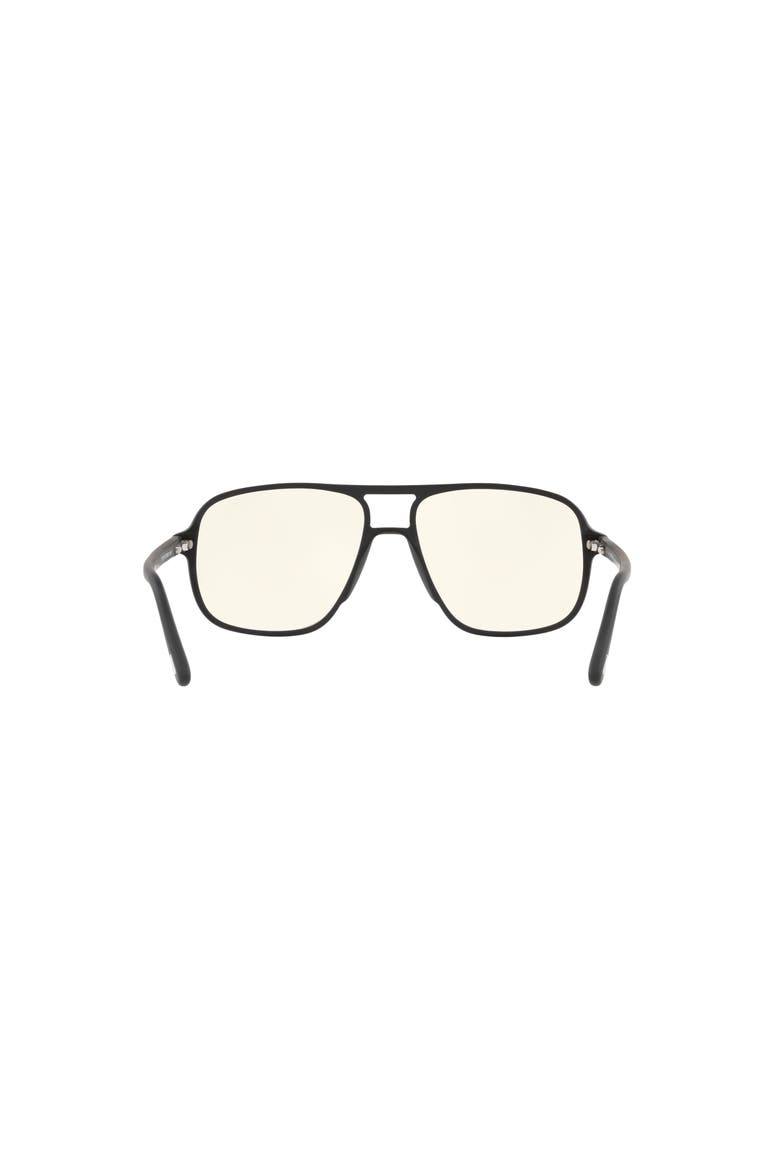 56mm Square optical glasses, Alternate, color, Black
